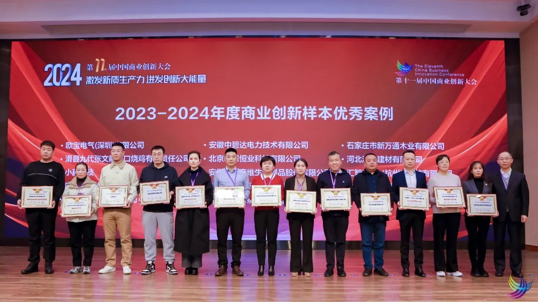 常宏集團榮獲&ldquo;2023-2024年度商業(yè)創(chuàng)新樣本企業(yè)&rdquo;